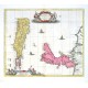 Tabula Leogi et Haraiae ac Skiae vel Skianae Insularum - Alte Landkarte