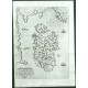 Metelin Mitilene - Alte Landkarte