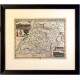 Moravia Marchionatus. Merhern - Antique map