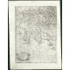 Morea Peninsula - Alte Landkarte