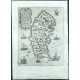 Rhodi insula et citta memorabile - Antique map