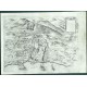 Herceg Novi - Castel Novo, copperplate engraving, Camocoio, 1571 - Old maps for sale
