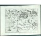 Bar (Montenegro) - Antivari cita, coppeplate engraving, Camocio, 1571 - Old maps for sale