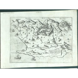 Bar (Montenegro) - Antivari cita, Kupferstich, Camocio, 1571