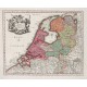 Belgii Foederato Provinciae VII - Antique map