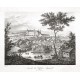 Ansicht des Schlosses Zamrsk - Antique map