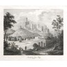 Ansicht der Ruine Raby