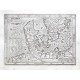 Dania - Antique map