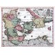 Daniae Reg. - Antique map