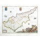 Cyprus Insula - Antique map