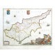 Cyprus Insula - Alte Landkarte