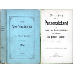 Verzeichniß über den Personalstand der  St. Pöltner Diöcese