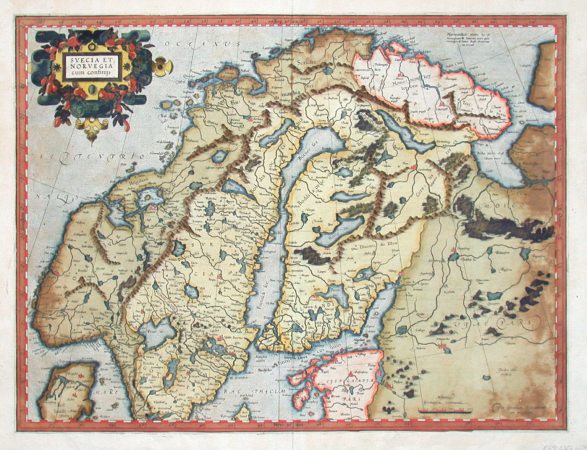 Svecia et Norvegia cum confiniis - Old maps for sale