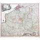 Germaniae inferioris sive Belgii pars meridionalis - Antique map