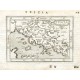 Tvscia - Antique map