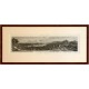 Pohled na Prahu z Chotkowých sadů - Antique map