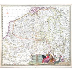 Provinciae Belgii Regii  tabula novissima et accuratissima