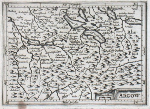 Argow - Alte Landkarte