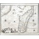 Insvla S. Lavrentii, Vulgo Madagascar - Antique map