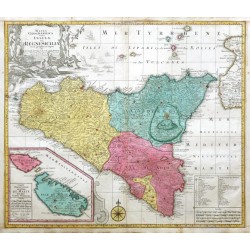 Mappa Geographica totius Insulae et Regni Siciliae