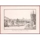 Die Brücke und Kleinseite in Prag - Antique map