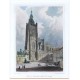 Die St. Veitskirche in Prag - Antique map