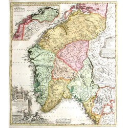 Regni Norvegiae accurata tabula