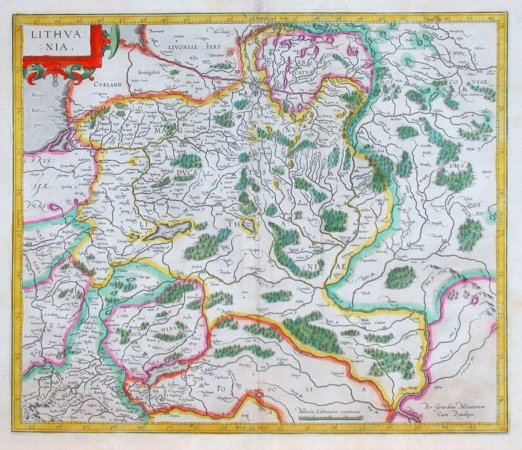 Lithuania - Old maps for sale