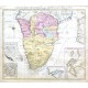 Africae Pars Meridionalis cum Promontorio Bonae Spei - Alte Landkarte