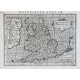 Anglia - Antique map
