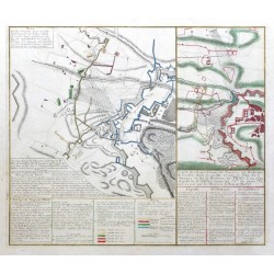 Kriegs-Expedit. Karte  III. Blat in welcher die Belagerung Prag A. 1742  vorgestellet wird