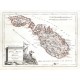 Die Insel Malta, vormahls Melita - Alte Landkarte