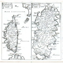 Corsicae Antiquae Tabula - Sardiniae Antiquae Tabula