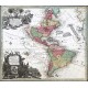 Novus Orbis sive America Meridionalis et Septentrionalis - Alte Landkarte
