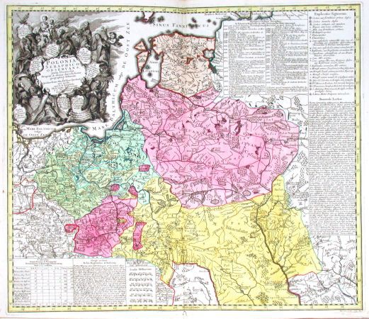 Polonia seraphicoobservans - Old maps for sale