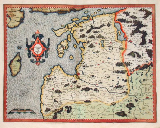 Livonia - Old maps for sale