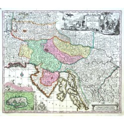 Slovenia, Croatia - Exactissima Ducatus Carniolae Vinidorum Marchiä et Histriae delineatio