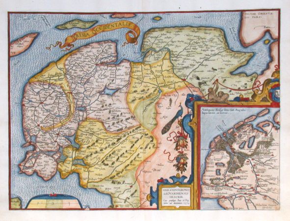 Frisia occidentalis - Old maps for sale