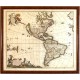 Novissima et accuratissima totius Americae descriptio. - Antique map