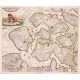 Comitatus Zelandiae tabula - Antique map