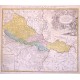 Tabula Geografica exhibens Regnum Sclavoniae cum Syrmii Ducatu - Antique map