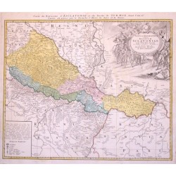 Tabula Geografica exhibens Regnum Sclavoniae cum Syrmii Ducatu