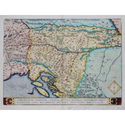 Balkán - Schlavoniae, Croatiae, Carniae, Istriae, Bosniae, finitimarumque regionum nova descriptio