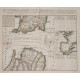 Carte Topographique des pays et côtes maritimes qui formet le Détroit de Gibraltar - Stará mapa