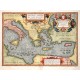 Aeneae Troiani navigatio - Antique map