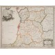 Parte Septentrional do Reyno de Portugal - Antique map