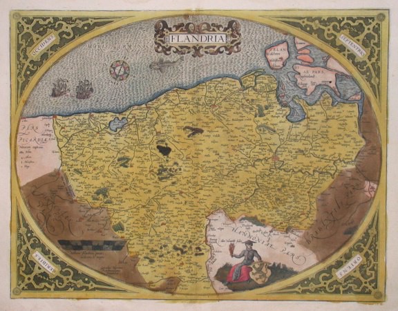 Flandria - Old maps for sale