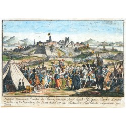 Helden Stürmende Einahm der Festung türkisch Novi durch ... Baron v. Laudon