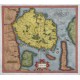 Fionia - Antique map