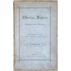Albertus Magnus. Beitrage zu seiner Würdigung